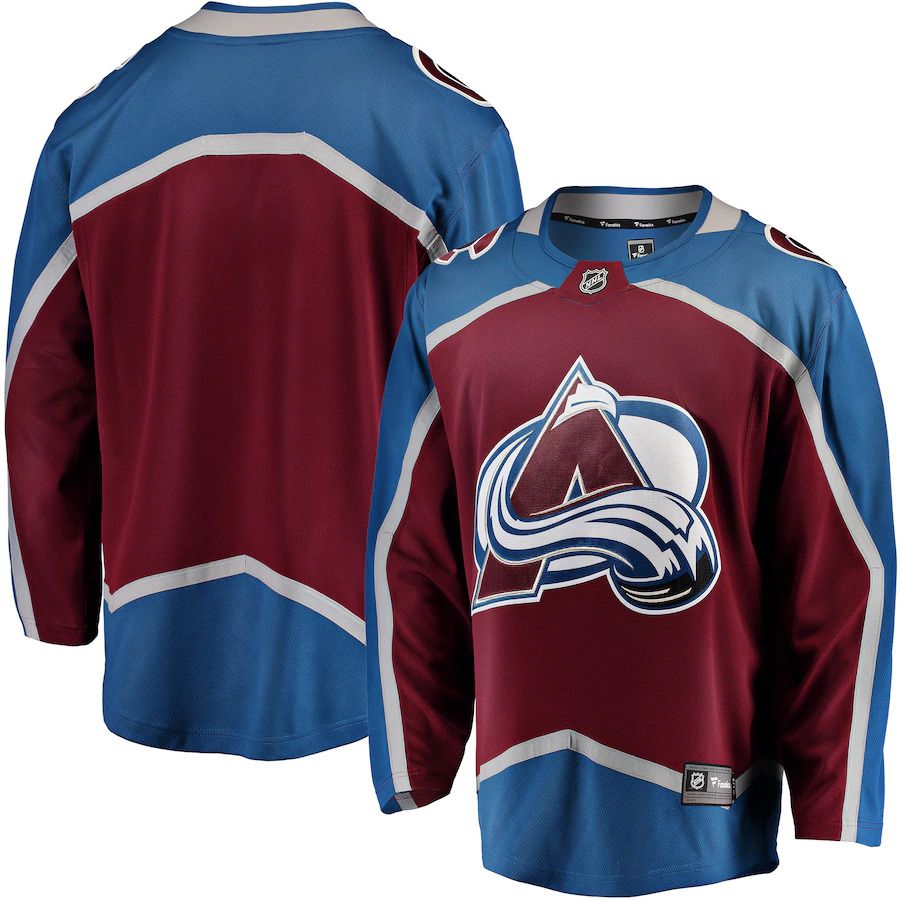 Men Colorado Avalanche Fanatics Branded Maroon Breakaway Home NHL Jersey->women nhl jersey->Women Jersey